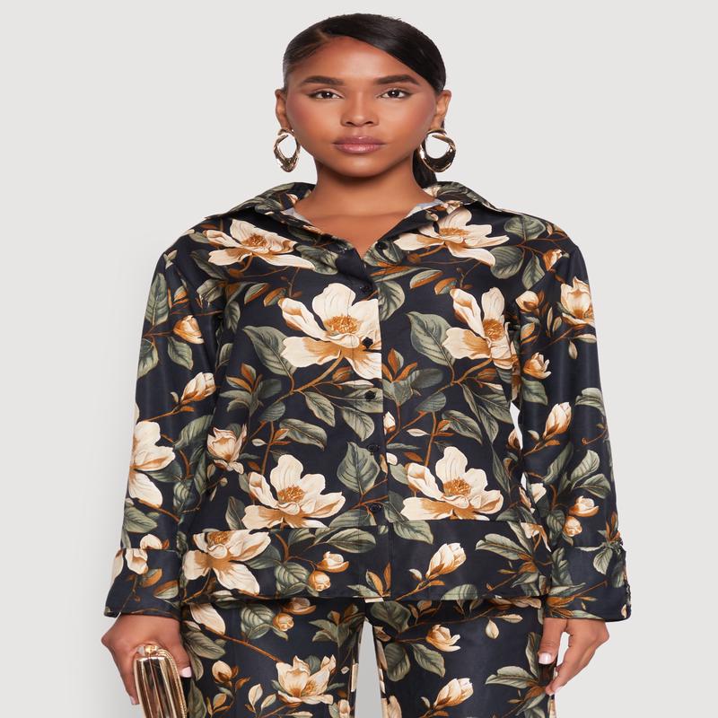 Spoon Jeans Button Front Shirt