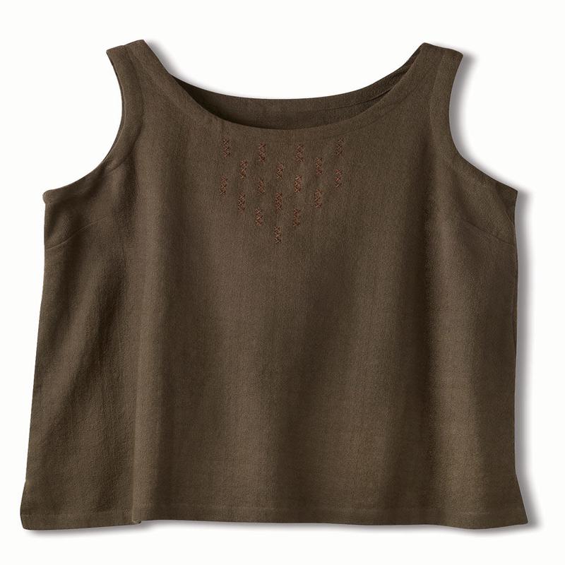 Anju Textured Cotton Tank
