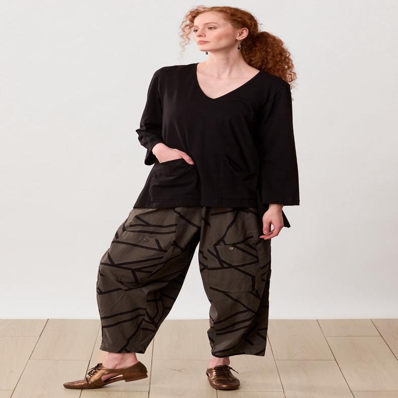 Field Pull-On Lantern-Leg Pant - Dark olive