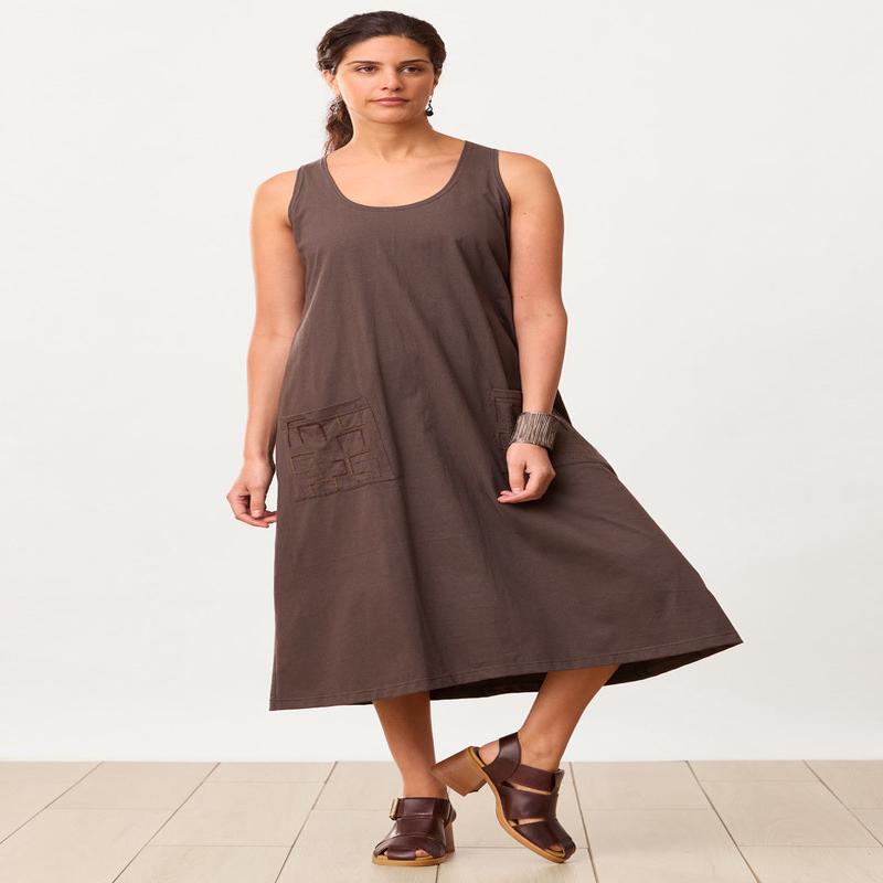 Priya Jersey A-line Midi Tank Dress