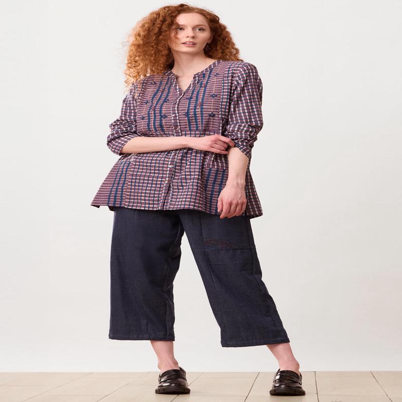 Recycled Yarn Kesari Pull-On Pant