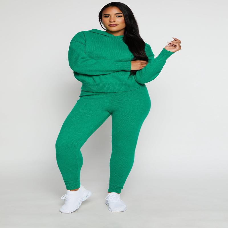 Brushed Knit Drawstring Joggers