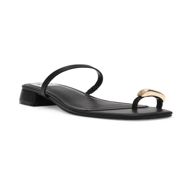 Dolce Vita Narra Black Strappy Block Heel Sandals - FINAL SALE