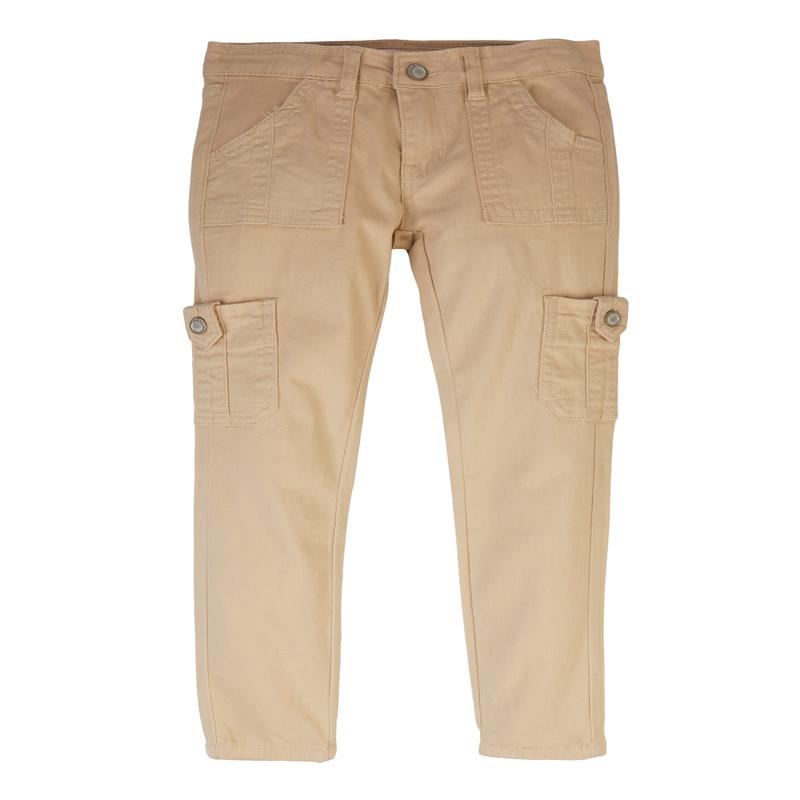 Girls Twill Skinny Cargo Pants