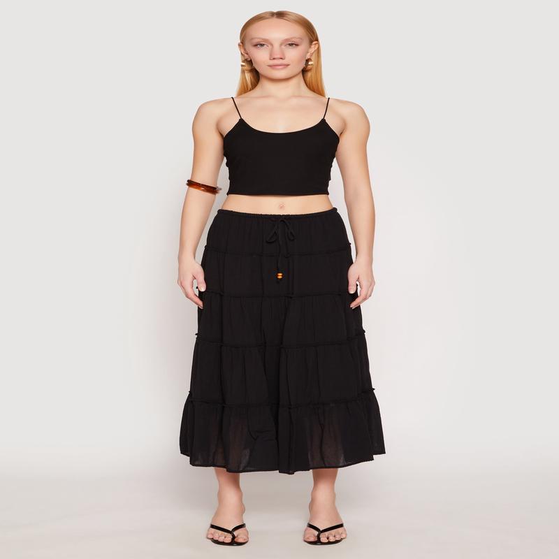 Almost Famous Tiered Skirt