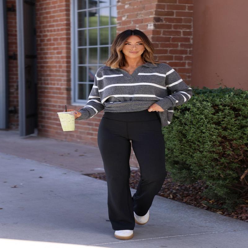 Thread & Supply Callie Black Flare Pants