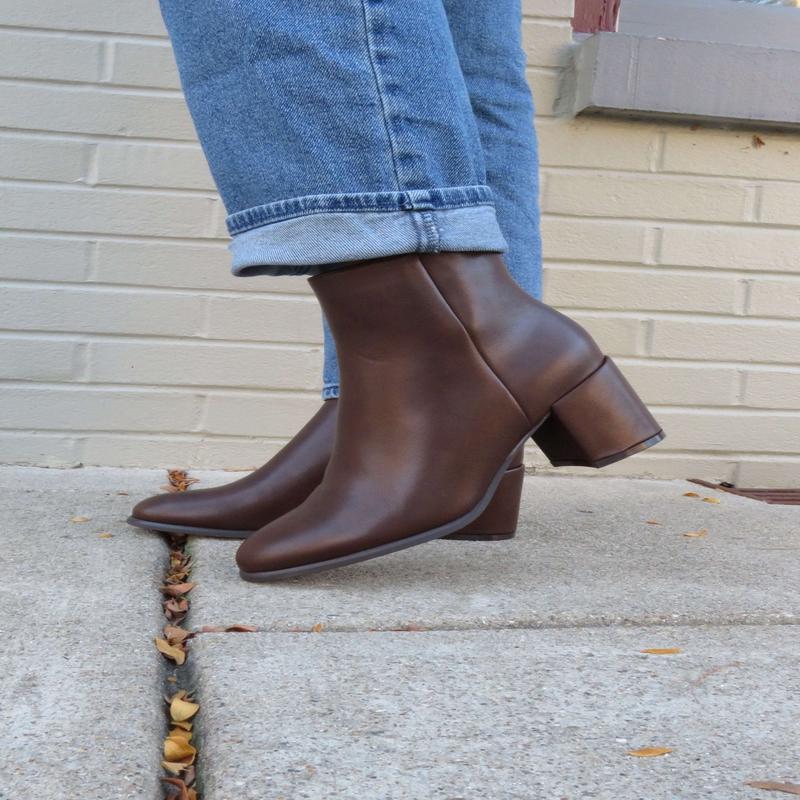 Jalen Brown Faux Leather Booties