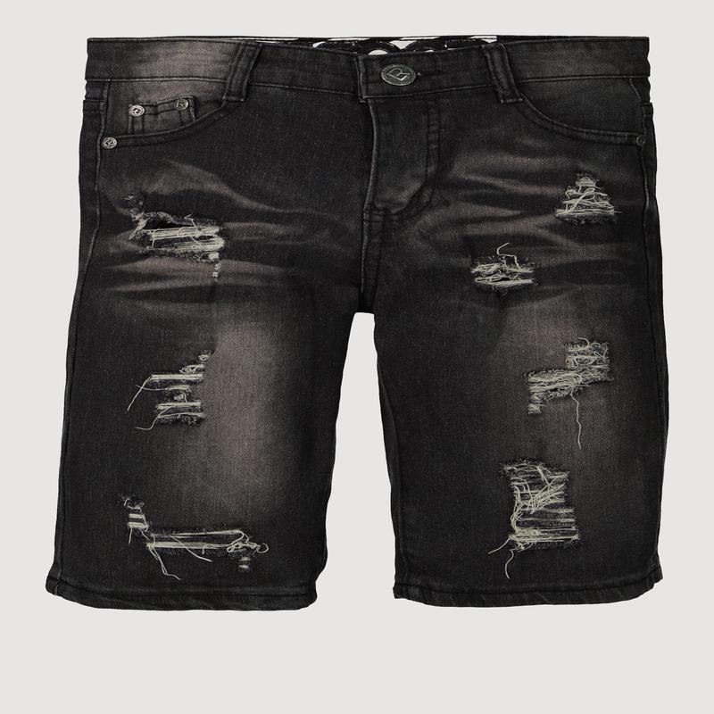 Boys Frayed Whiskered Distressed Shorts