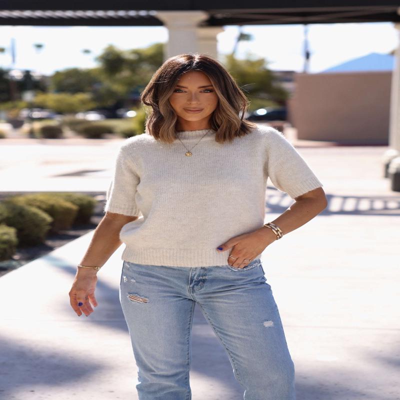 Soft & Comfy Oatmeal Sweater