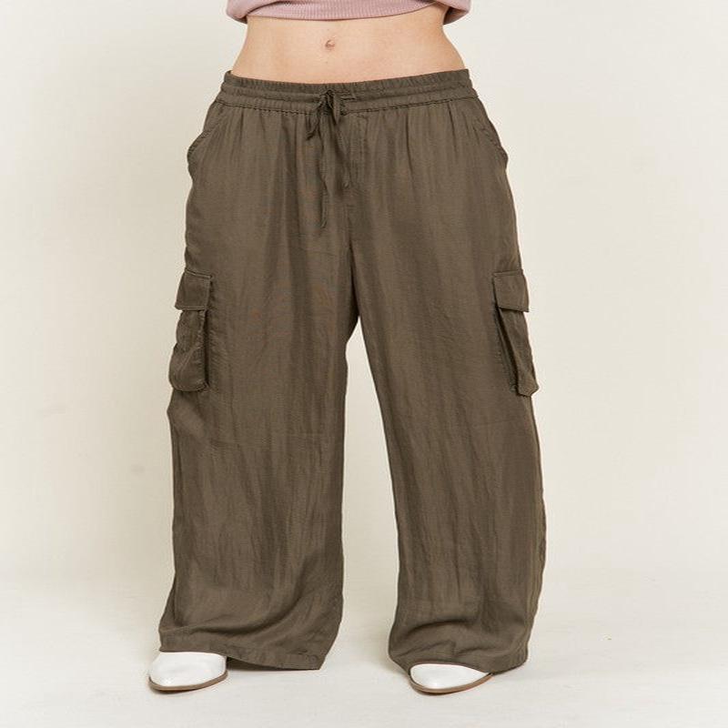 SATIN CARGO PANTS *Online Only*