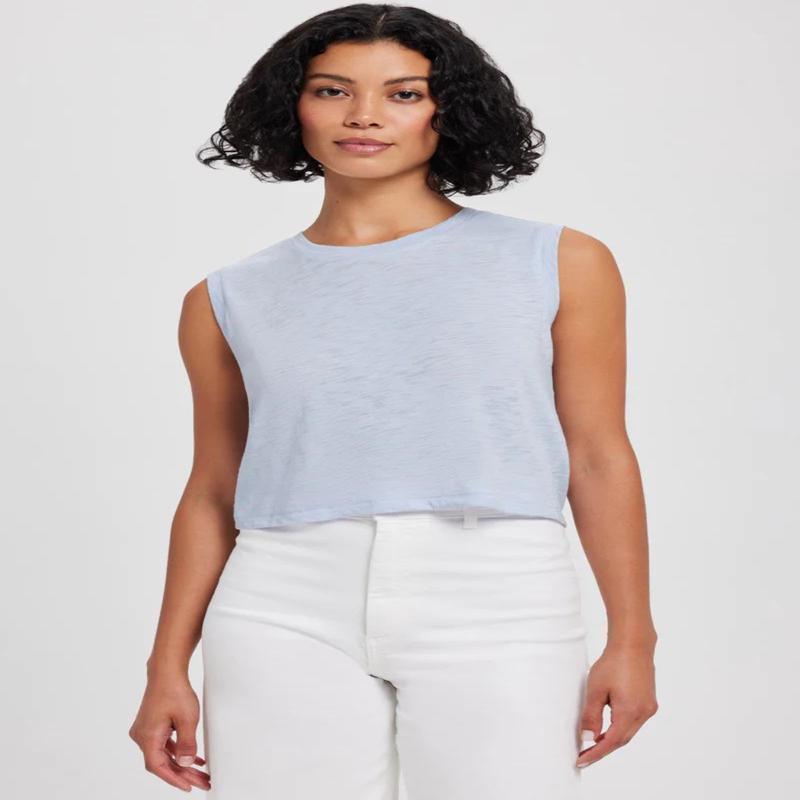 Goldie Signature Slub Crop Tank