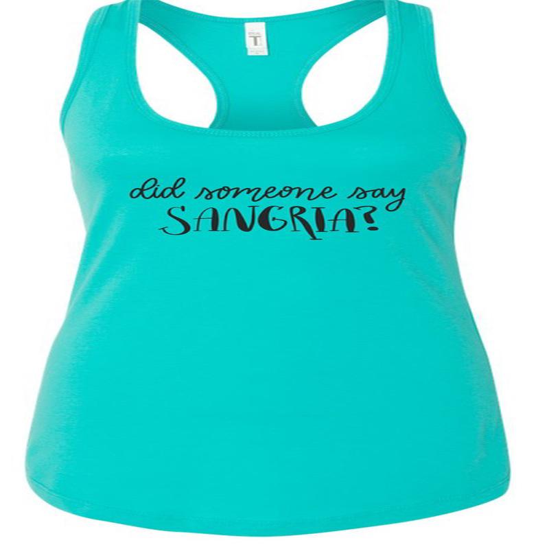 Did Someone Say Sangria Summer Graphic Tank *Online Only*