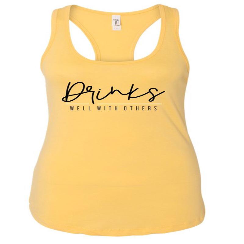 Drinks Well With Others Summer Graphic Tank *Online Only*