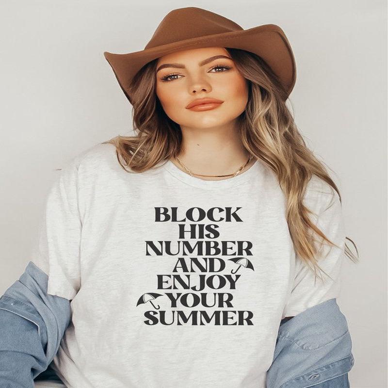 Block His Number Tee *Online Only*