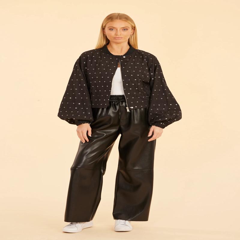 Dolce Cabo Faux Leather Drawstring Pants *FINAL SALE*