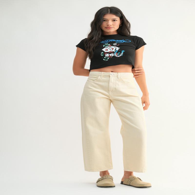 Just Black Denim Barrel Twist Jeans *FINAL SALE*