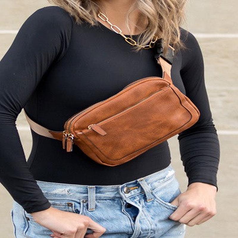 Presly Vegan Leather Everywhere Sling Belt Bag *Online Only*