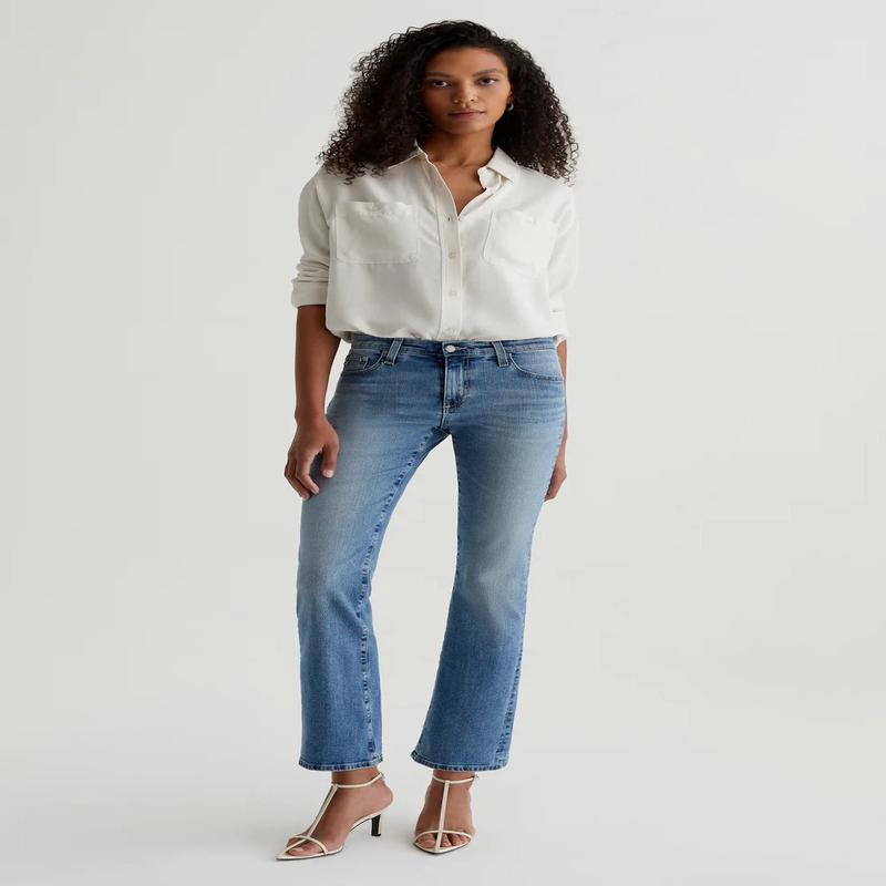 AG Denim Angel Low Rise Bootcut Jeans