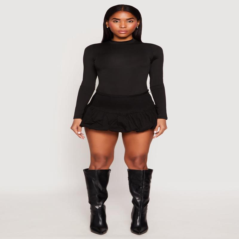 Almost Famous Mini Balloon Skirt