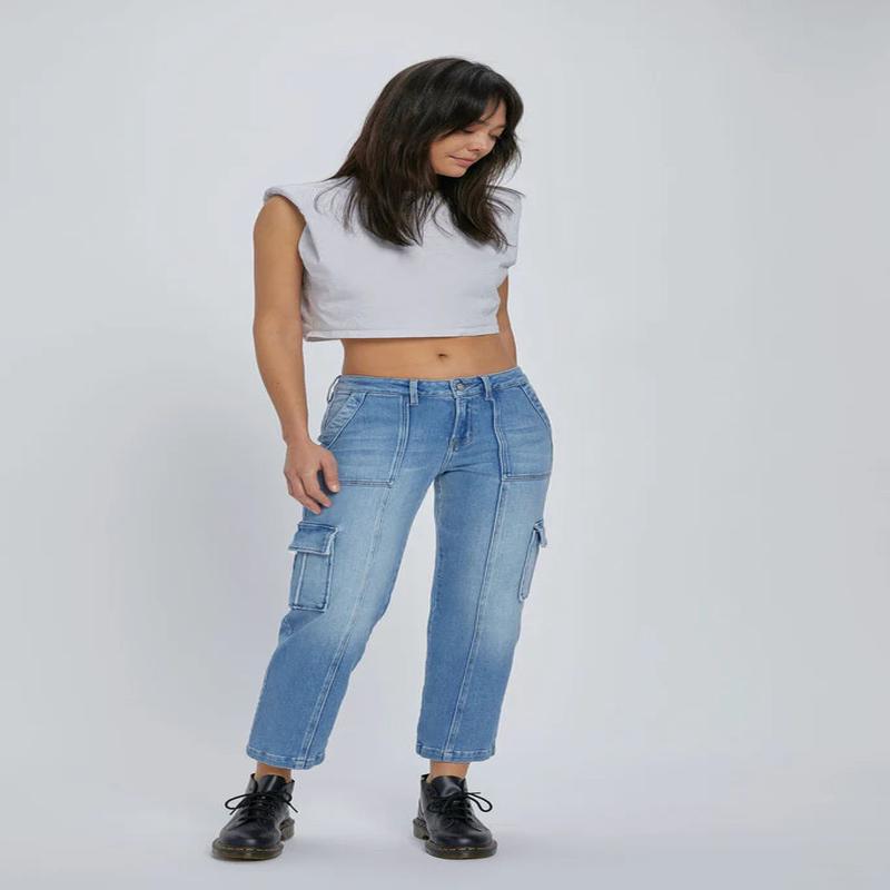 Hidden Tracey Cropped Cargo Jeans