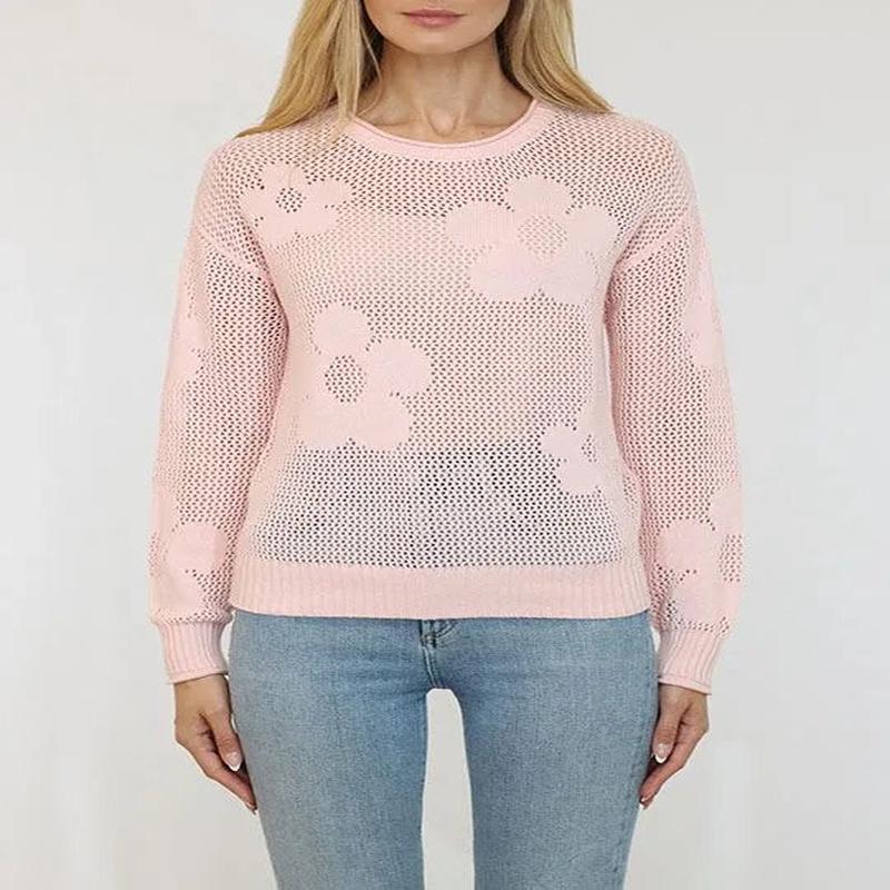Lonnys Knit Flower Sweater
