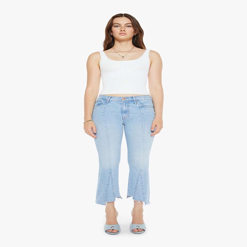 Mother Insider Crop Pointy Fray Jeans *FINAL SALE*