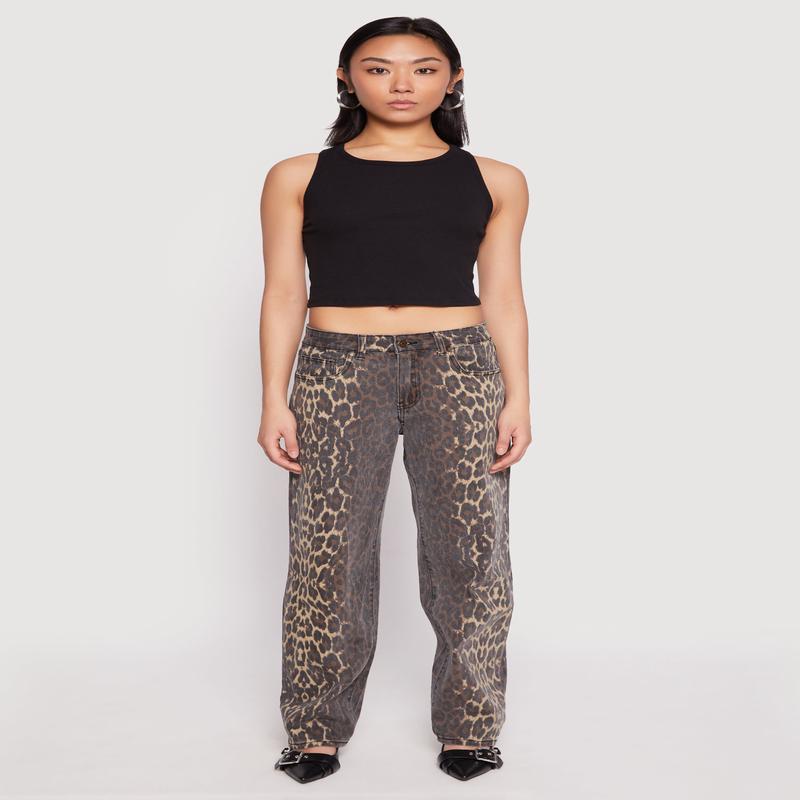 Leopard Print Pants