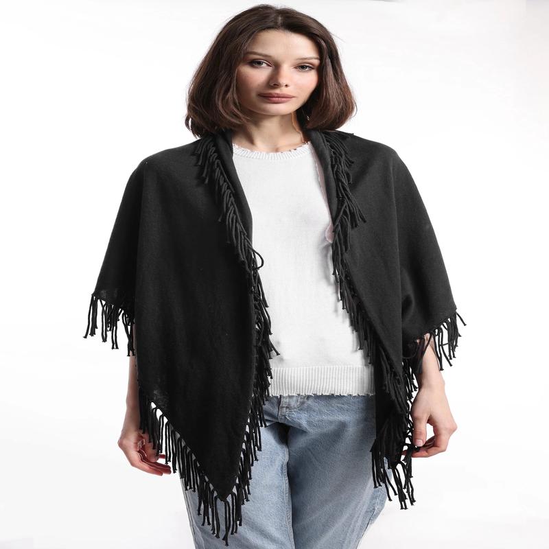 Minnie Rose Fringe Shawl