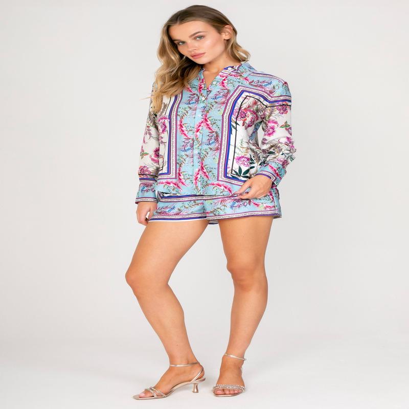 Lavender Brown Alivia Top