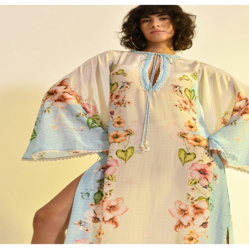 Bhanuni Floral Blush Kaftan