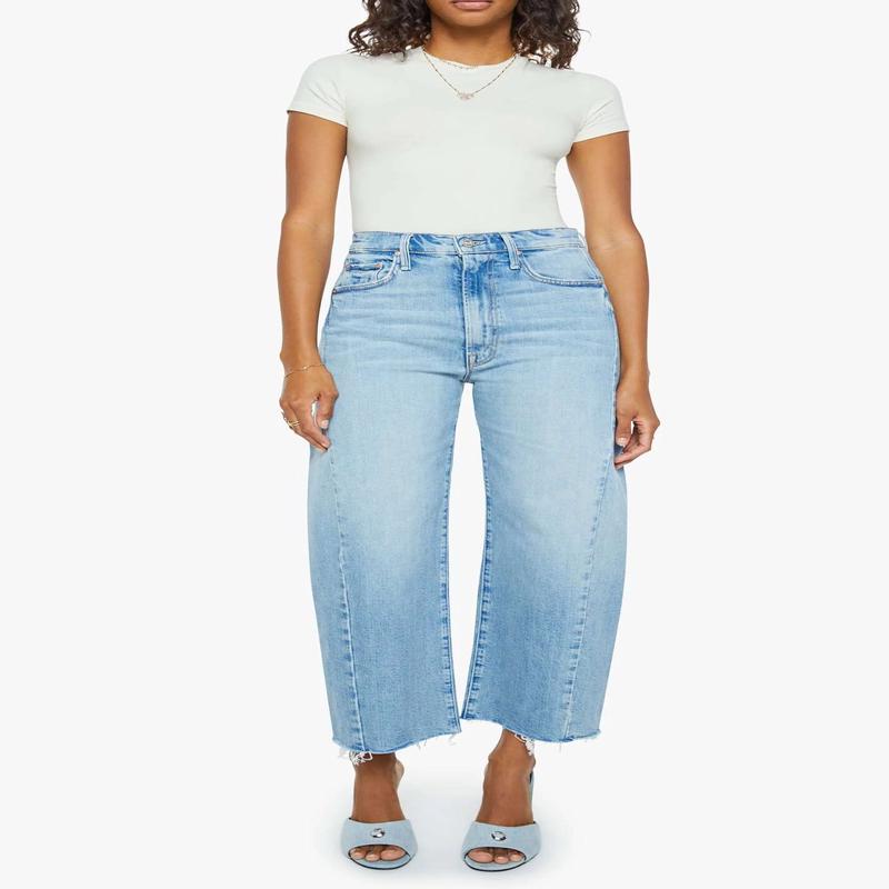 Mother Half Pipe Ankle Fray Jeans