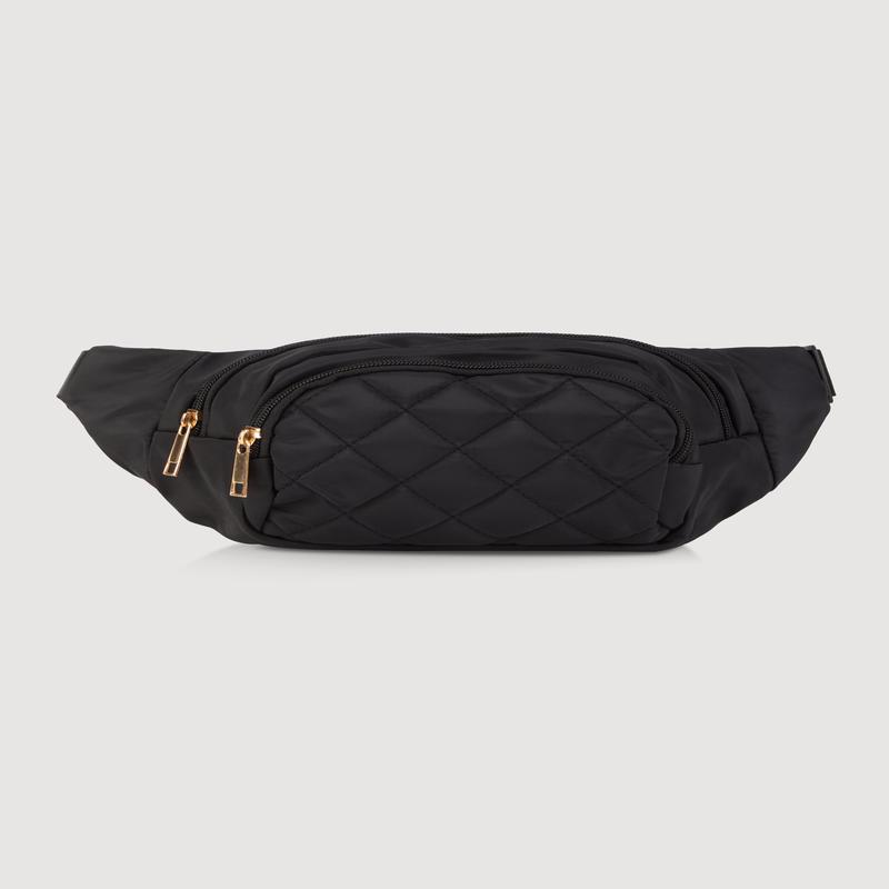 Nylon Quilted Fanny Pack