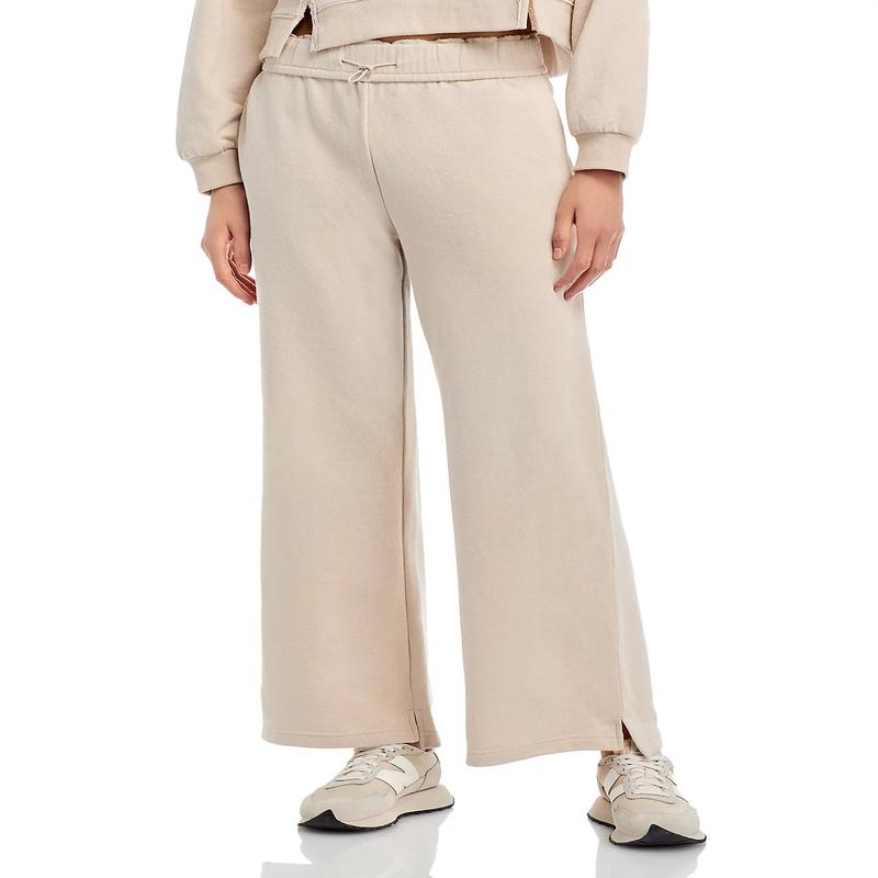 Vintage Havana French Terry Wide Leg Pants