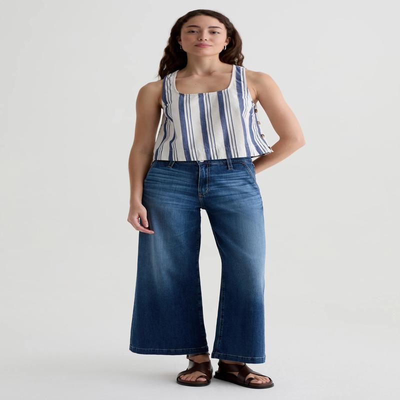 AG Stella Ankle Palazzo Jeans