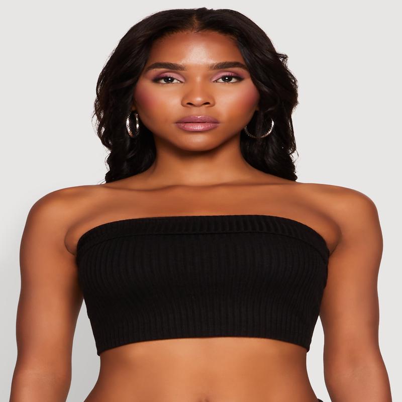 Almost Famous Fold Over Tube Top