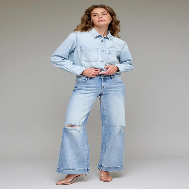 Hidden Nori Mid Rise Distressed Jeans