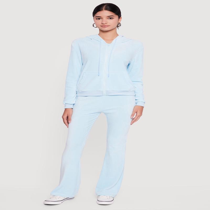 Trendy Pull On Velour Pants