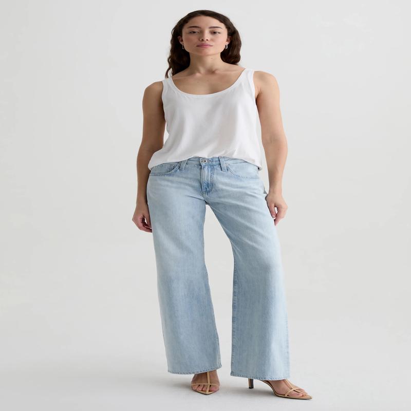 AG Adria Wide Leg Sunfaded Jeans