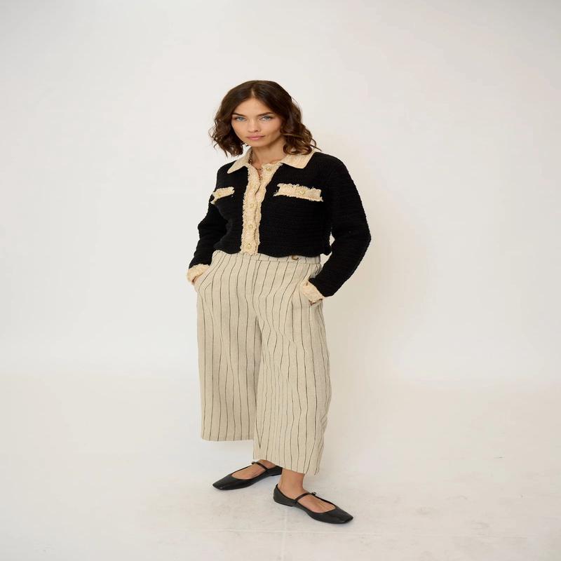 CPW Rose Scallop Edge Cardigan