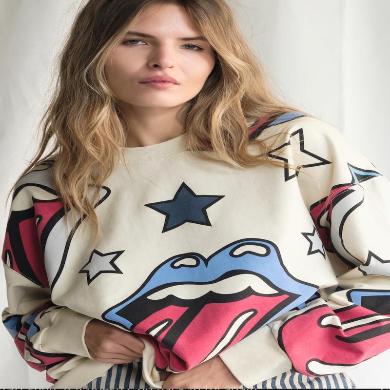 People of Leisure Rolling Stones Loud Mouth Sweatshirt