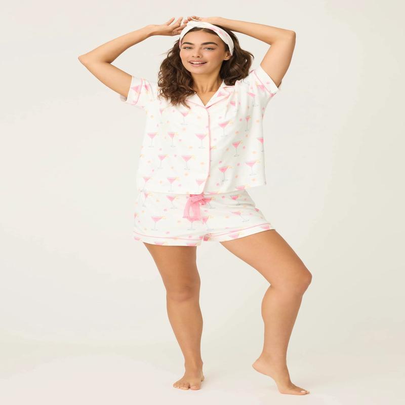 PJ Salvage Tini Time Drinks Pajama Set