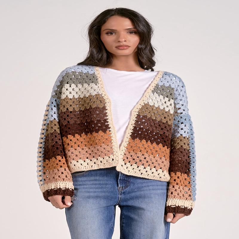 Elan Crochet Cardigan