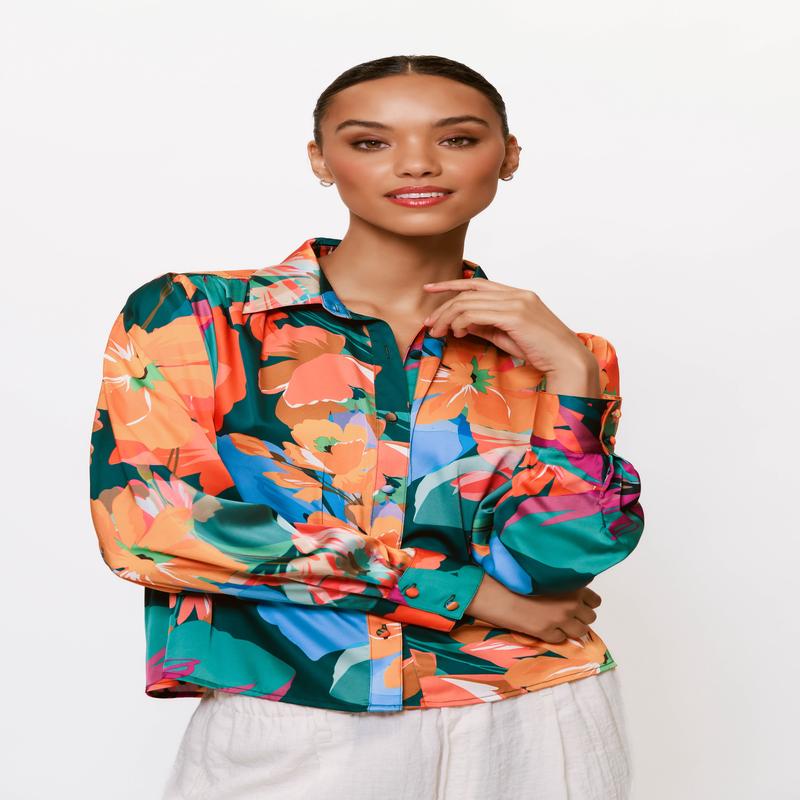 Hutch Kodie Hibiscus Blouse