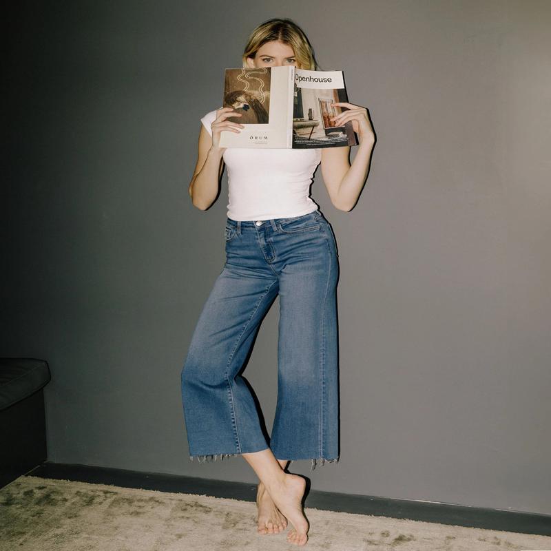 Vervet Aileeah Super Soft Slim Wide Leg Jeans