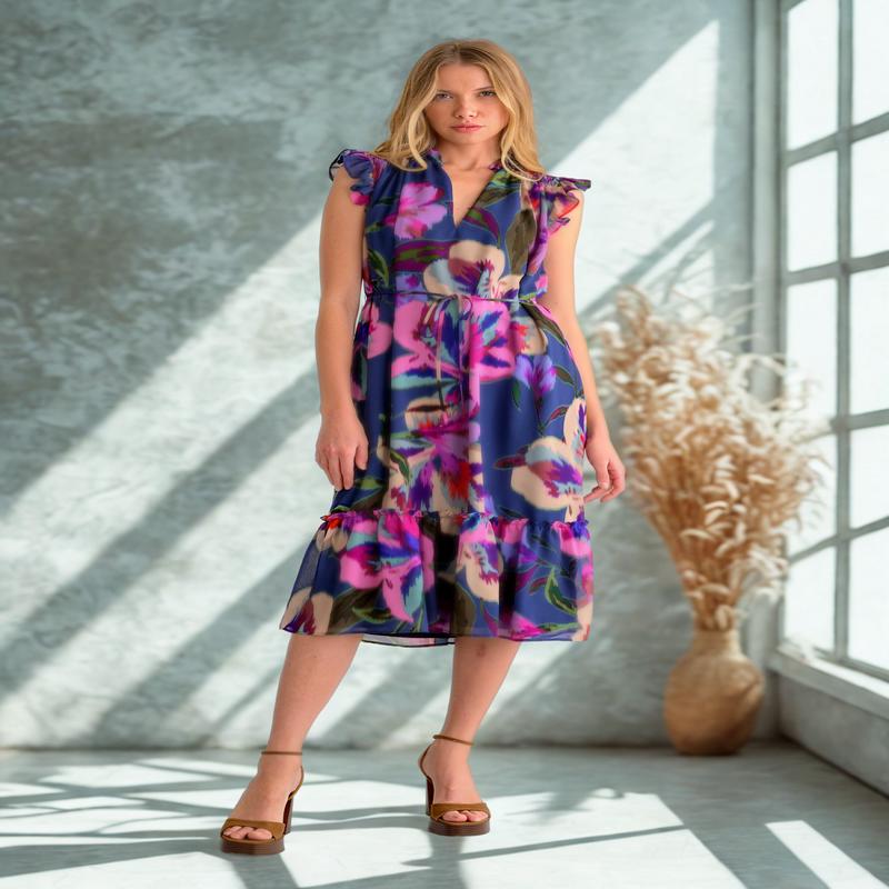 Lavender Brown Theodora Dress *FINAL SALE*