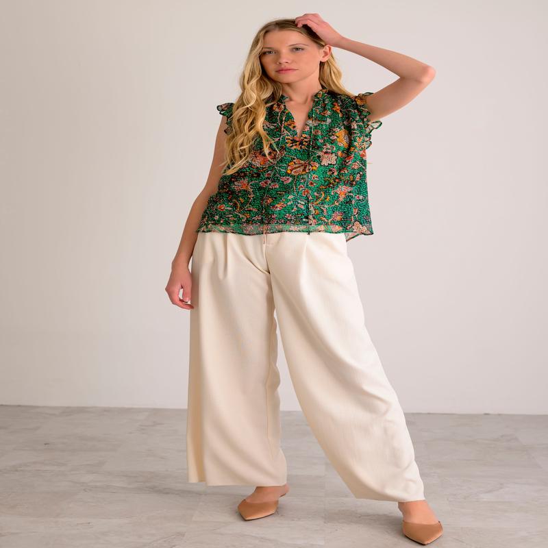 Lavender Brown Theodora Top *FINAL SALE*