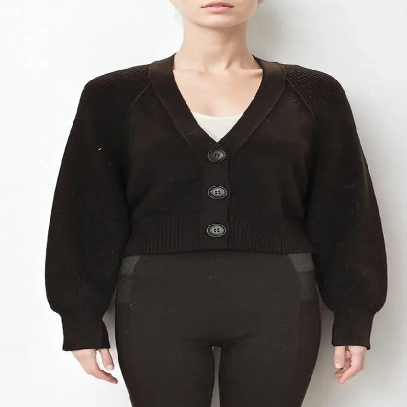 Lonnys V Neck Cropped Cardigan