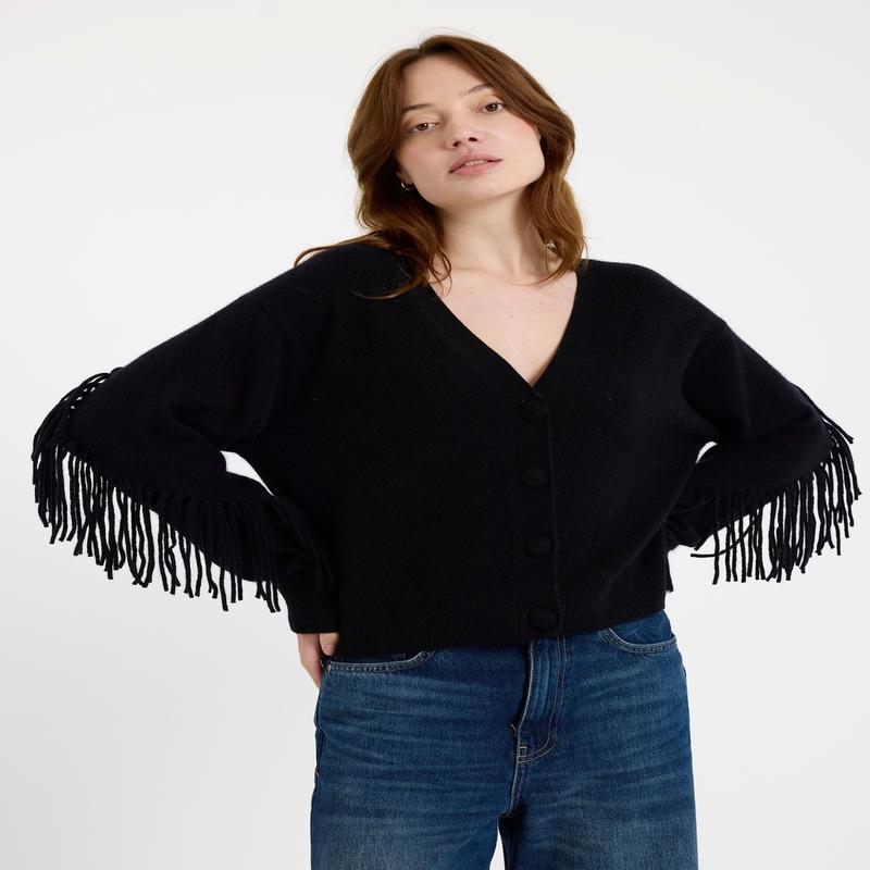 Brodie Ashley Fringe Cardigan