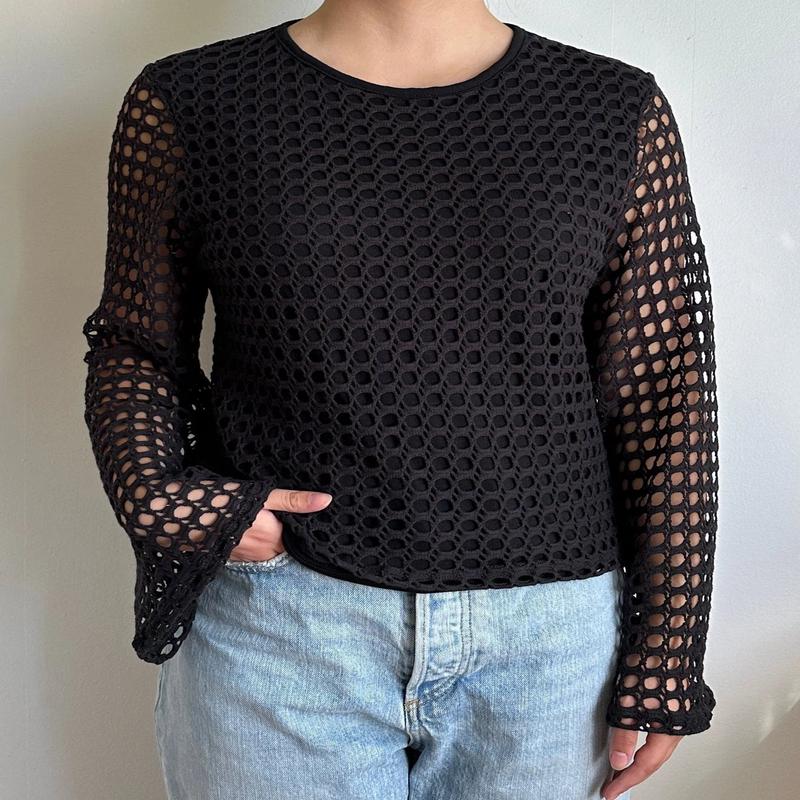 Pete Bell Sleeve Crop Top