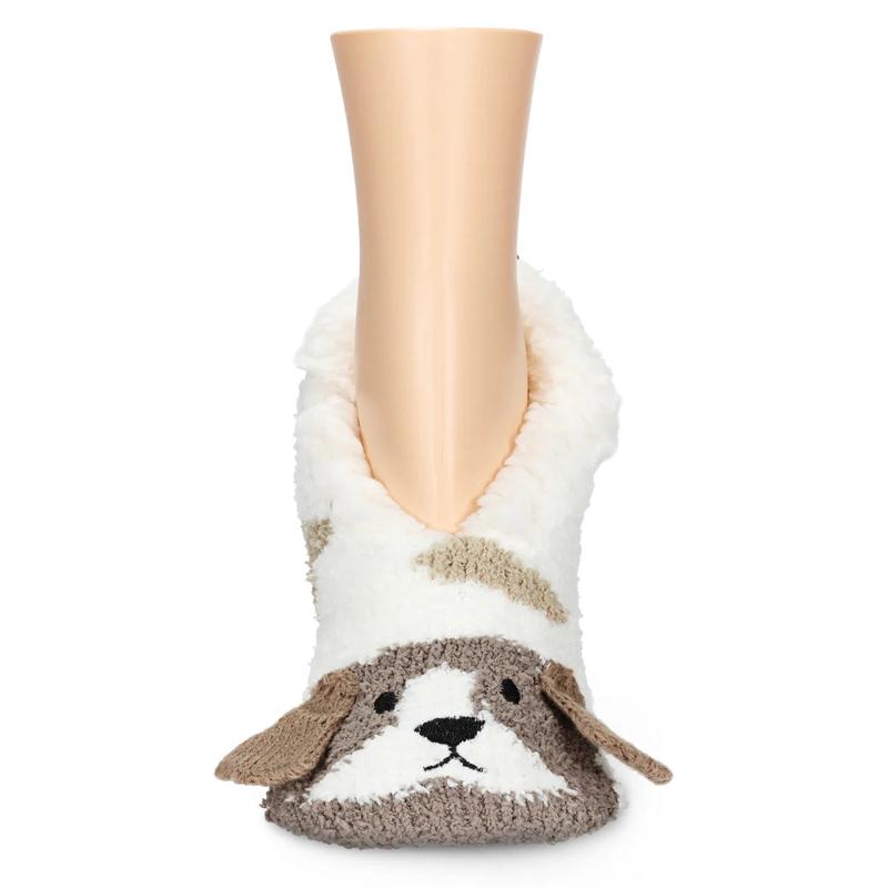 MeMoi Puppy Lined Slippers
